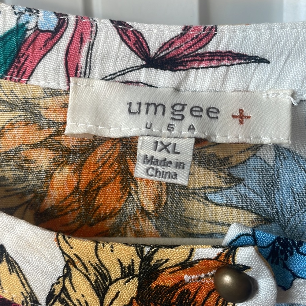 Umgee Floral tunic dress - Picture 3 of 4